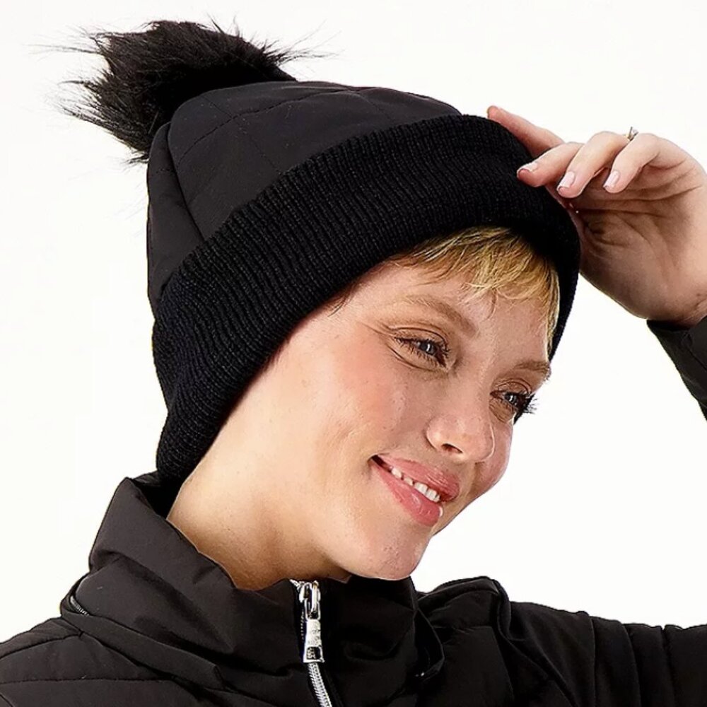 Arctic Expedition Quilted Pom Beanie  Size L/XL   15065